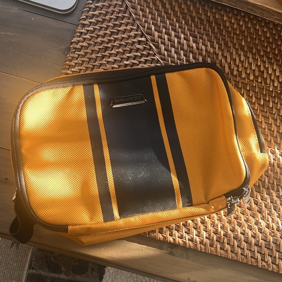NWOT MINI by TUMI Yellow Travel Case - Picture 2 of 9